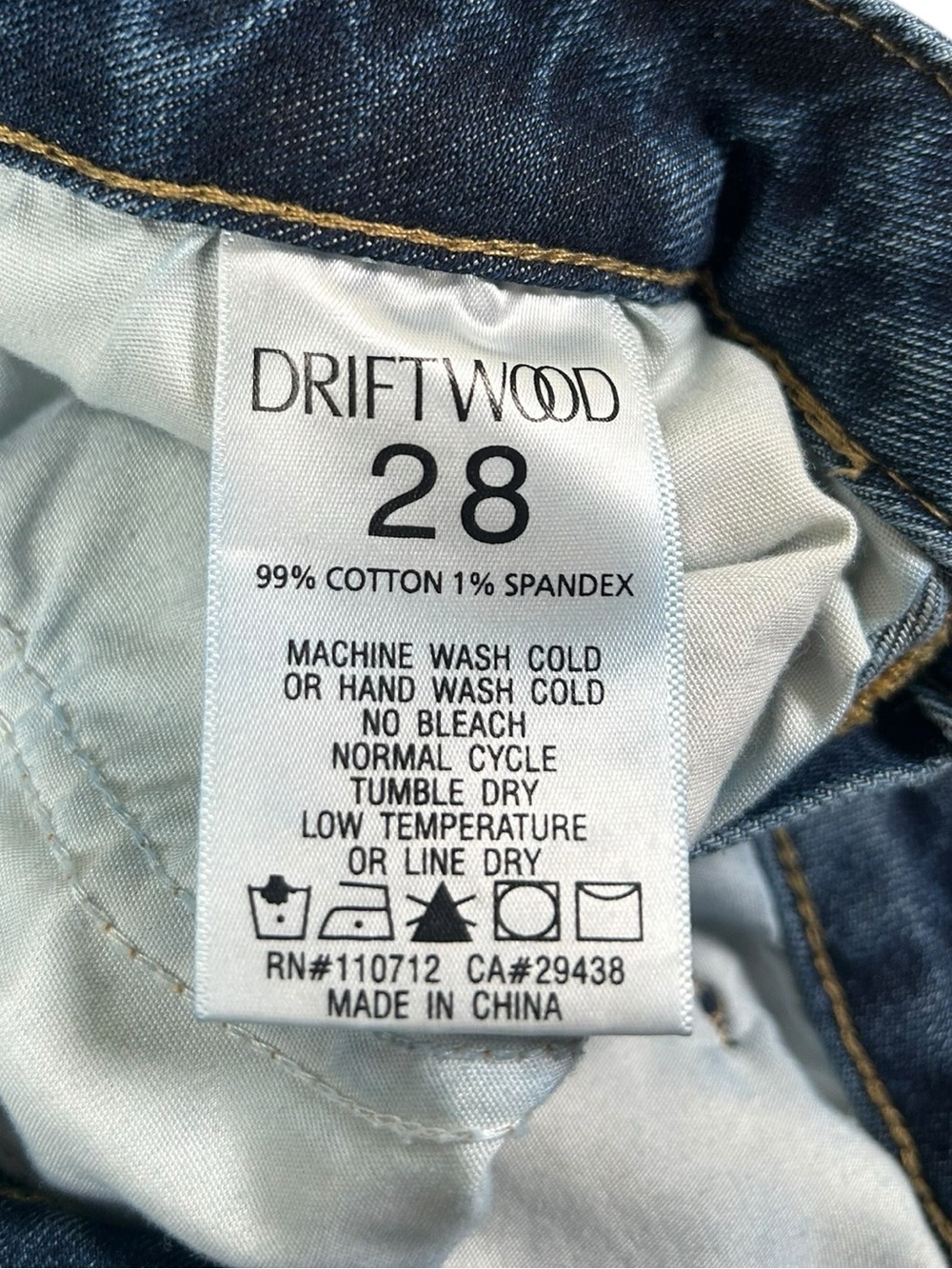 DRIFTWOOD Stella High Rise Straight Leg Ankle Jeans Medium Wash Size 28 - Picture 9 of 13